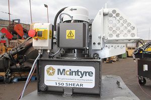 Ножницы «крокодил» - McIntyre 150 - JMC Recycling Systems Ltd - электрический / для металлолома / полуавтоматический