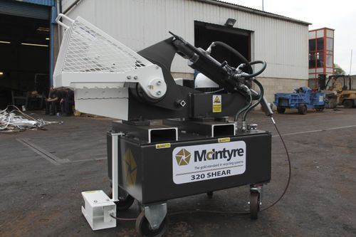Гидравлические ножницы - McIntyre 320 - JMC Recycling Systems Ltd - для металлолома / для кабелей / «крокодил»