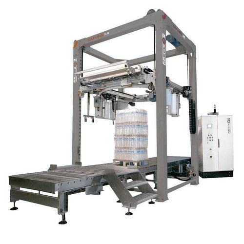 Паллетообмотчик с вращающимся кольцом - Saturn S8 - MOVITEC WRAPPING SYSTEMS, SLU - полностью автоматический / для пищевой промышленности и для производства напитков / для паллет