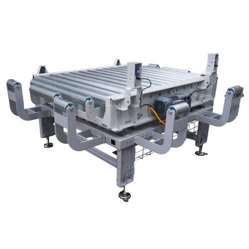 Роторный стол для конвейера - MOVITEC WRAPPING SYSTEMS, SLU - с рольгангом / автоматический