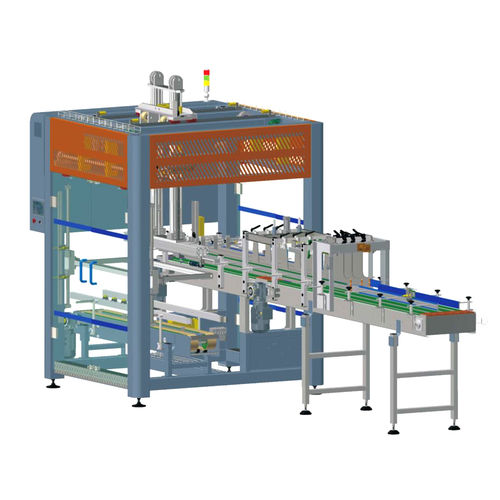 Подъемно-транспортный станок для укладывания в ящики - CZX12A-200 - Qingdao Ausense Packing Equipment Co., Ltd. - автоматический / для бутылок / для картона