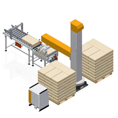 Система паллетизации послойно - YPK-JMD20 - Qingdao Ausense Packing Equipment Co., Ltd. - для пищевой промышленности и для производства напитков / для фармацевтической промышленности / автоматическая
