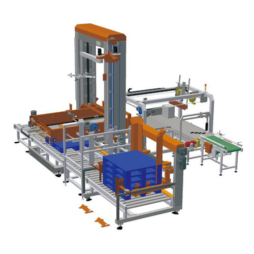 Штабелер снизу - LMD30 - Qingdao Ausense Packing Equipment Co., Ltd. - для картона / автоматический