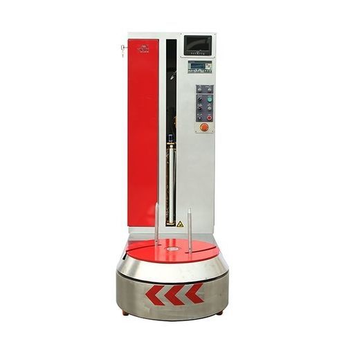 Паллетообмотчик для багажа в аэропорту - LP600F-L - Qingdao Ausense Packing Equipment Co., Ltd. - с поворотным столом / автоматический / для пленки