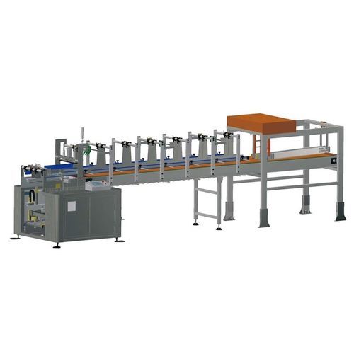 Станок для укладывания в ящики подъемно-транспортного типа - LZX-18F - Qingdao Ausense Packing Equipment Co., Ltd. - автоматический / для бутылок / для картона