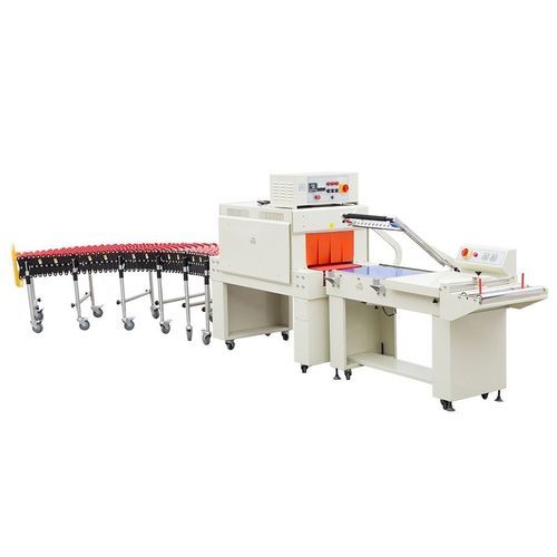 Полуавтоматическая обверточная машина - FQL450A - Qingdao Ausense Packing Equipment Co., Ltd. - для печи / с тоннелем для усадки / со сварочным аппаратом в форме L