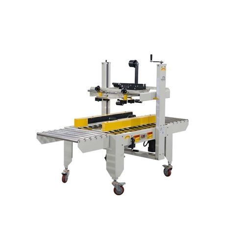 Полуавтоматическая машина для запечатывания коробок - FXJ-5050 - Qingdao Ausense Packing Equipment Co., Ltd. - многоклапанная / клейкая лента