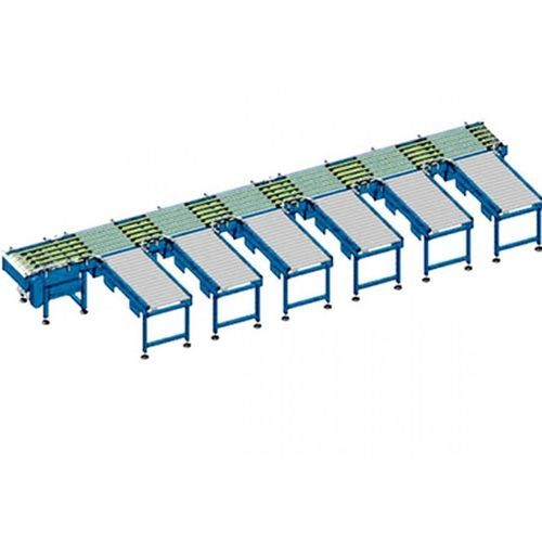 Ленточный конвейер - Qingdao Ausense Packing Equipment Co., Ltd. - горизонтальный / для сортировки / с электродвигателем