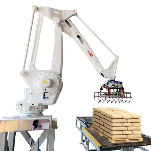 Роботизированный штабелер - Qingdao Ausense Packing Equipment Co., Ltd. - со стопкоукладчиком / для мешков / автоматический