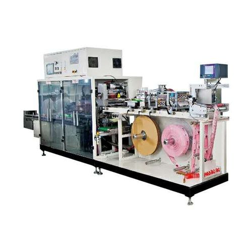 Упаковочная машина контролируемая PLC - GM-088S - Xiamen Gachn Technology Co.,Ltd. - с сервоприводом / c пленкой / для влажных салфеток