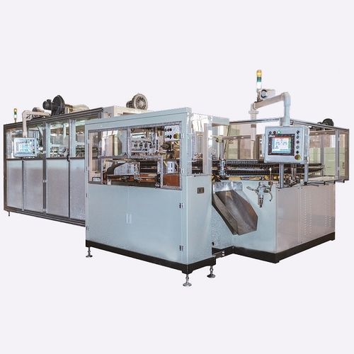 Упаковочная машина с сервоприводом - GM-089N - Xiamen Gachn Technology Co.,Ltd. - контролируемая PLC / c пленкой / слоев