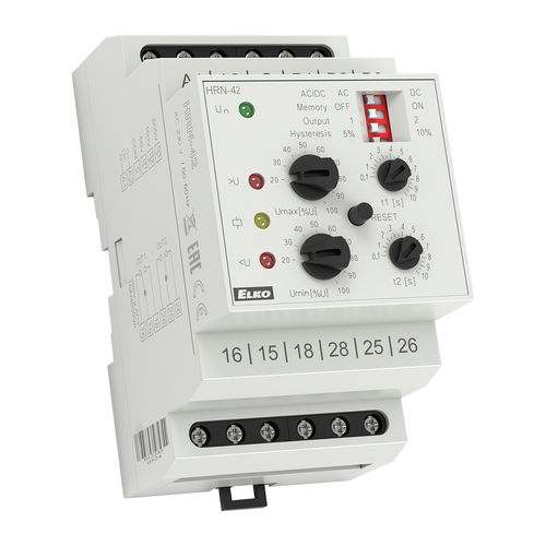 Реле для наблюдения напряжения - HRN-42 series - ELKO - 2NO/NF / AC / AC/DC
