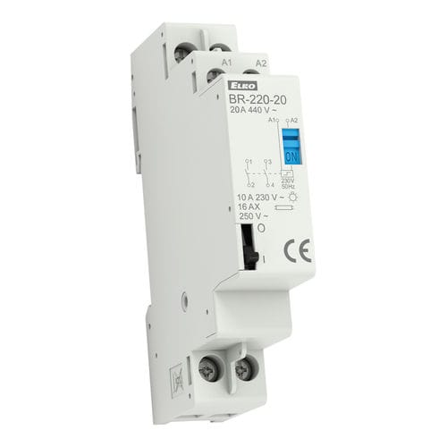 Бистабильное электромеханическое реле - BR-220-20 - ELKO - AC / 2NO / на DIN-рейке