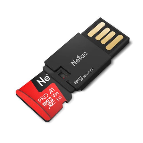 Внешнее устройство считывания карт памяти - P302 - Netac Technology Co.,Ltd. - MicroSD / USB