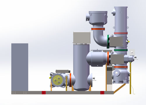 Распредустройство с элегазовой изоляцией SF6 - ZF12B - Henan ping high electric co., LTD. - трехфазовое / переменный ток / с высоким напряжением