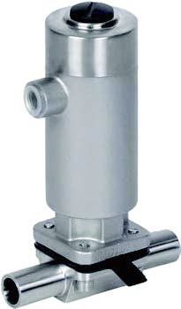 Мембранный клапан - 207 series - SED Flow Control GmbH - с пневматическим управлением / из нержавеющей стали / 2/2 канала