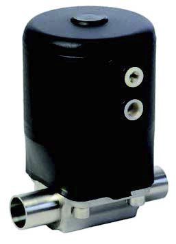 Мембранный клапан - KMA 402 - SED Flow Control GmbH - с пневматическим управлением / из нержавеющей стали / 2/2 канала