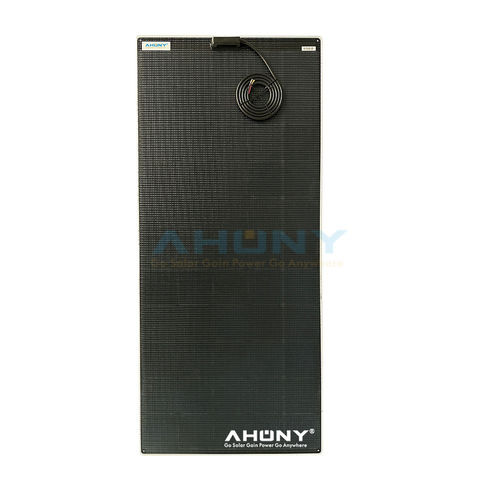 Фотоэлектрический модуль из монокристаллического кремния - eMarvel 200w-BL - Shenzhen Ahony Power Co.,Ltd. - CE / черный / гибкий