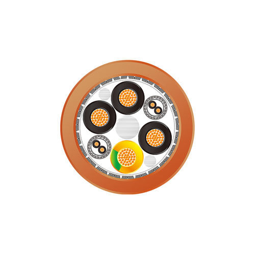 Электрический кабель питания - LONGFLEX® SERVO FD 327 CP - Zhaolong Interconnect - DIN / с замедлителем пламени / многопроволочный