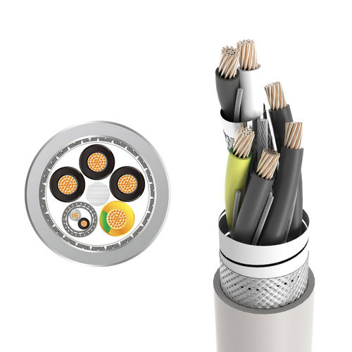 Электрический кабель питания - LONGFLEX® SERVO FD 318 CY - Zhaolong Interconnect - DIN / с замедлителем пламени / многопроволочный