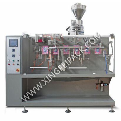 Автоматическая упаковочная машина - XFSG-180 - Shanghai Xingfei Packaging Machinery Co., Ltd. - горизонтальная / для жидкостей / в гранулах