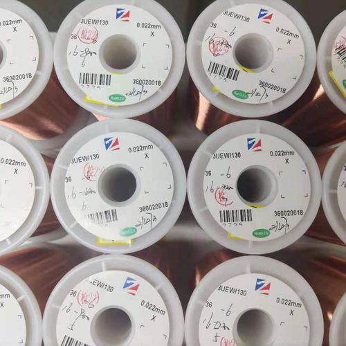 Эмалевый электрический провод - UEW/130 - BAIYIN YIZHI CHANGTONG SUPER MICRO-WIRE COMPANY - из меди / из полиуретана / круглый