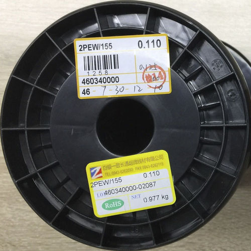 Эмалевый электрический провод - PEW/155 - BAIYIN YIZHI CHANGTONG SUPER MICRO-WIRE COMPANY - из меди / из полиэстера / круглый