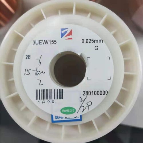 Эмалевый электрический провод - UEW/155 - BAIYIN YIZHI CHANGTONG SUPER MICRO-WIRE COMPANY - из меди / из полиуретана / круглый