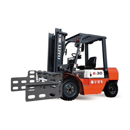 Электрический вилочный погрузчик - K-30 - Shandong Luyu Heavy Industry Machinery Co., Ltd. - с местом для сидения водителя / компактный