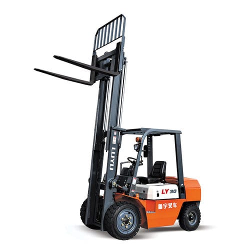 Электрический вилочный погрузчик - CPC series - Shandong Luyu Heavy Industry Machinery Co., Ltd. - с местом для сидения водителя / компактный