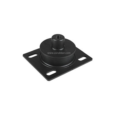Прямоугольная антивибрационная опора - MSA series - ZHONG XIANG RUBBER PRODUCTS CO LTD - из каучука / машина / для двигателя