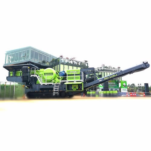 Щековая камнедробилка - MC-106J - Guangxi Mesda Engineering Machinery Co., Ltd - мобильная / для всех типов материалов / гусеничная