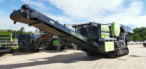 Щековая камнедробилка - MC-116J - Guangxi Mesda Engineering Machinery Co., Ltd - мобильная / гусеничная