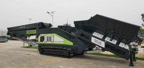 Ленточный конвейер - MB-2010F - Guangxi Mesda Engineering Machinery Co., Ltd - наклонный / транспортный / для разряда