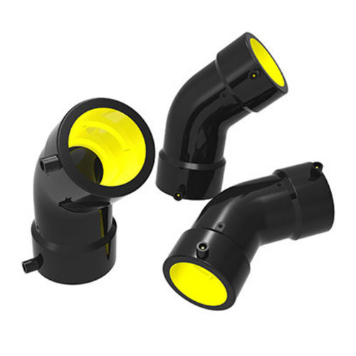 Фитинг для газа - 354 series - Zhejiang Resin Municipal Facility Co.,Ltd - вставной / под углом 45° / из ПЭНД