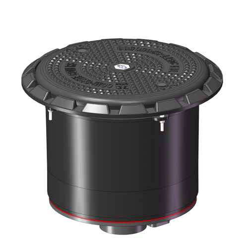Люк из композита - 3592 (A50) - Zhejiang Resin Municipal Facility Co.,Ltd - круглый