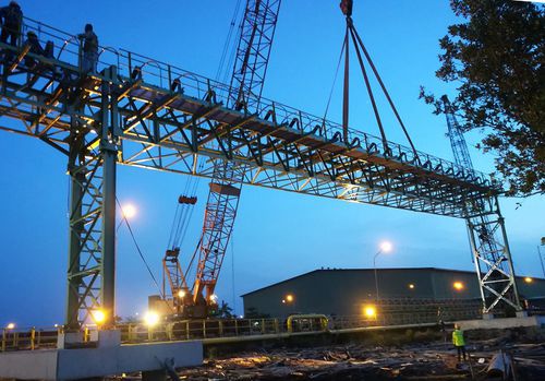Конвейерная система для сыпучих материалов - MATERIAL HANDLING CONSULTANCY - A.E. ENGINEERS