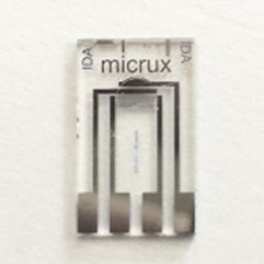 Эталонный электрохимический электрод - ED-IDA5-Pt - Micrux Fluidic - с тонким слоем / из титана / для электроанализа