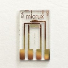 Эталонный электрохимический электрод - ED-IDA6-Au  - Micrux Fluidic - с тонким слоем / с золотой нитью / из титана
