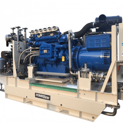 Дизельная генераторная установка - GE series - PowerLink - газовая / трехфазовая / монофазовая