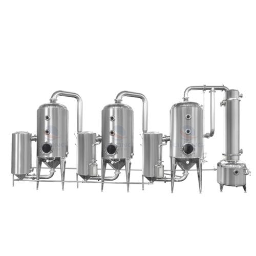 Концентратор множественного действия - SJN series - Wenzhou Lihong Machinery TECHNOLOGY Co., LTD - вакуумный / для пищевой промышленности / для фармацевтической промышленности