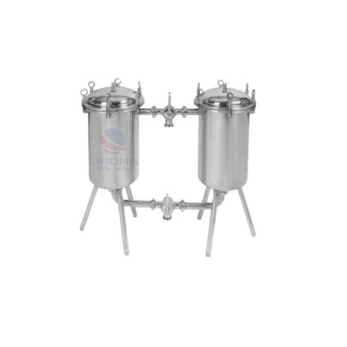 Жидкостный фильтр - Wenzhou Lihong Machinery TECHNOLOGY Co., LTD - для молока / с двойной корзиной / с ситом