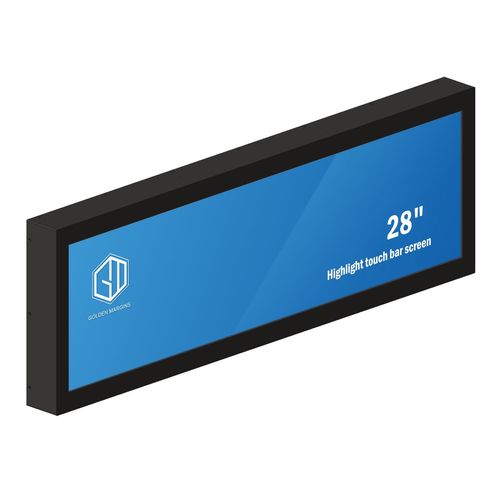 Монитор LCD - GM28BARTM - Shenzhen Golden Margins Co., Ltd.  - с проекционно-емкостной технологией / с многоточечным сенсорным экраном / с резистивным сенсорным экраном на 5 проводах