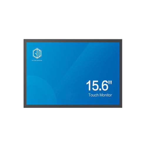 Герметичный монитор - GM156TM - Shenzhen Golden Margins Co., Ltd.  - LCD / с проекционно-емкостной технологией / с мультисенсорным экраном