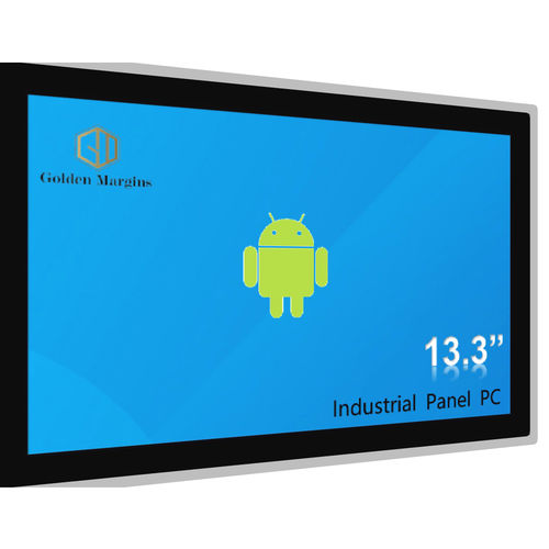 Панельный ПК с мультисенсорным экраном - GY133ANDTM - Shenzhen Golden Margins Co., Ltd.  - TFT LCD / с емкостным сенсорным экраном PCAP / 13,3"