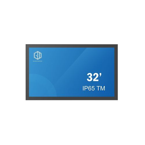 Монитор LCD - GM32IP65TM - Shenzhen Golden Margins Co., Ltd.  - с проекционно-емкостной технологией / промышленный / 32"