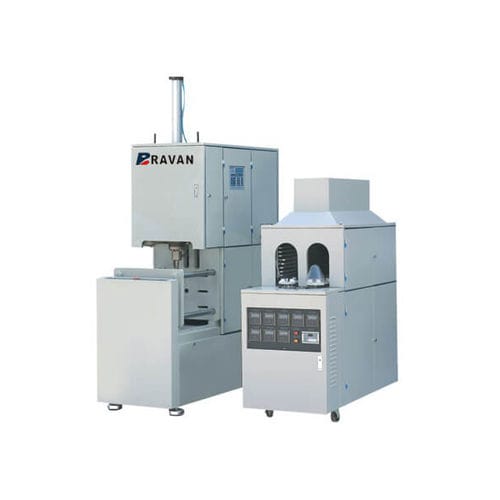 Выдувная установка для вытягивания - BR-2L - Ningbo Bravan Machinery Co.,Ltd - для ПЭТФ / для бутылок из ПЭТФ / полуавтоматическая