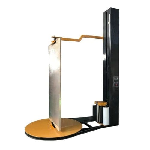 Горизонтальный паллетообмотчик - Shandong Dyehome Intelligent Equipment Co.,Ltd - с поворотным столом / вертикальный / автоматический