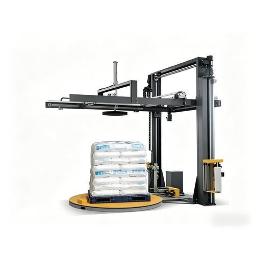 Паллетообмотчик с поворотным столом - FDQTP1800F-L - Shandong Dyehome Intelligent Equipment Co.,Ltd - автоматический / для поворотного стола / с установкой наконечника