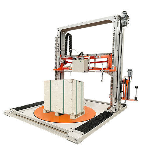 Вертикальный паллетообмотчик - DH-DDMC - Shandong Dyehome Intelligent Equipment Co.,Ltd - автоматический / с механической тормозной системой / для пищевой промышленности и для производства напитков